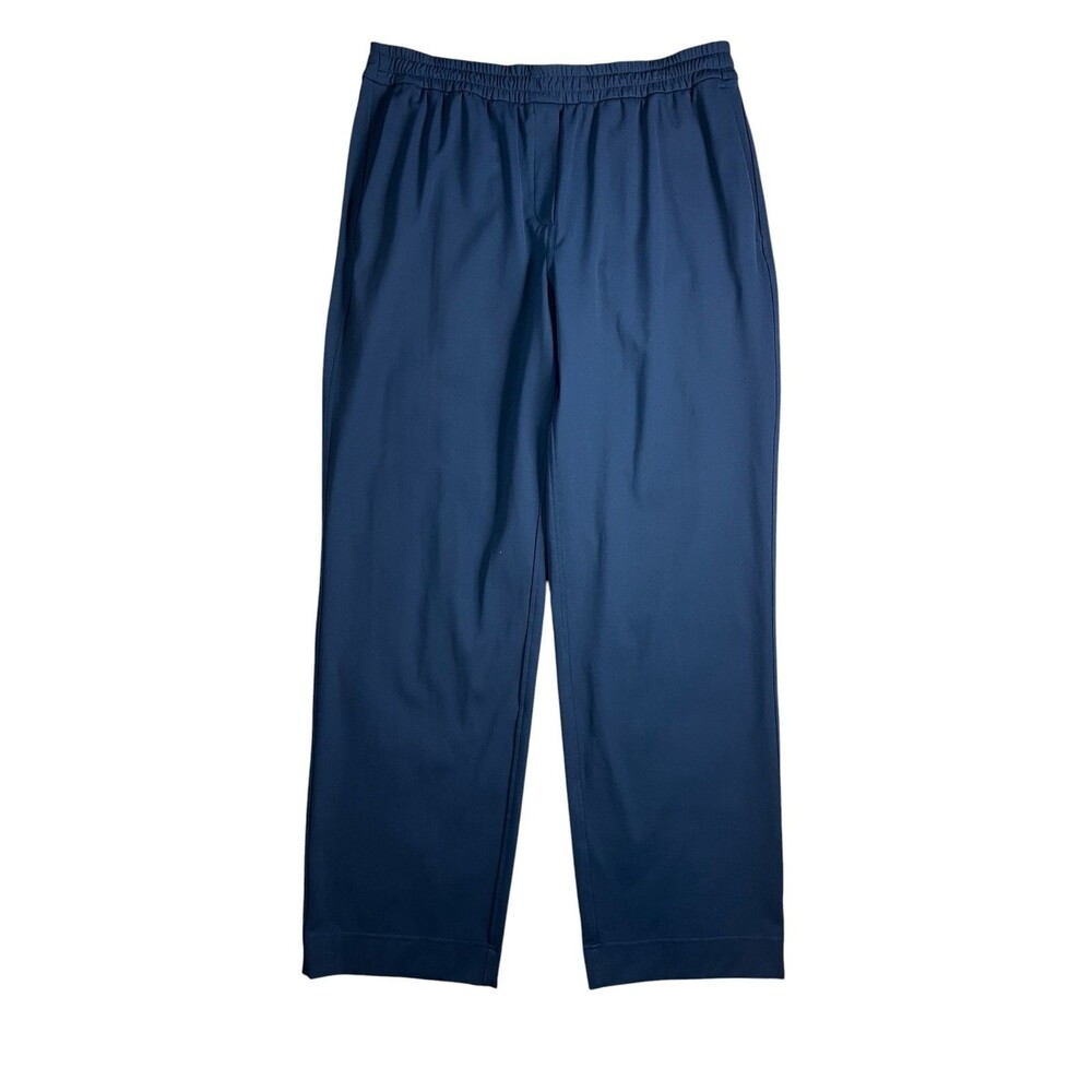 Lululemon Women's Blue Straight-Leg Mid-Rise Luxtreme Wicking Trouser Pant   L